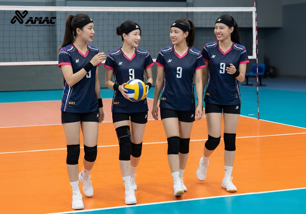 Bóng chuyền AMAC – Giải pháp áo đấu tối ưu cho đội bóng chuyền phong trào